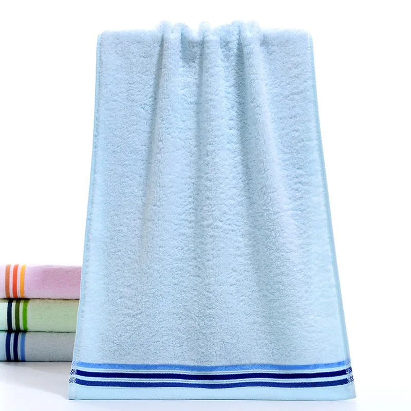 Home Textile Supplier 3 Color Satin Absorbent Hand Towels White Face custom towels supplier