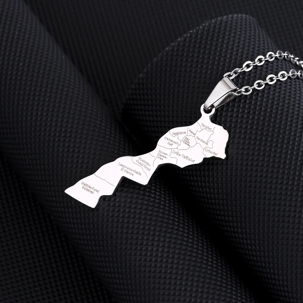 Africa Map Necklace