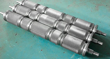 Hongrui Finishing Machinery Custom Hard Anodized Conveyor Aluminium Guide Roller Alloy Guide Roller factory