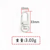 พวงกุญแจประตูสีขาว MK33C1033mm (โลหะผสม)
