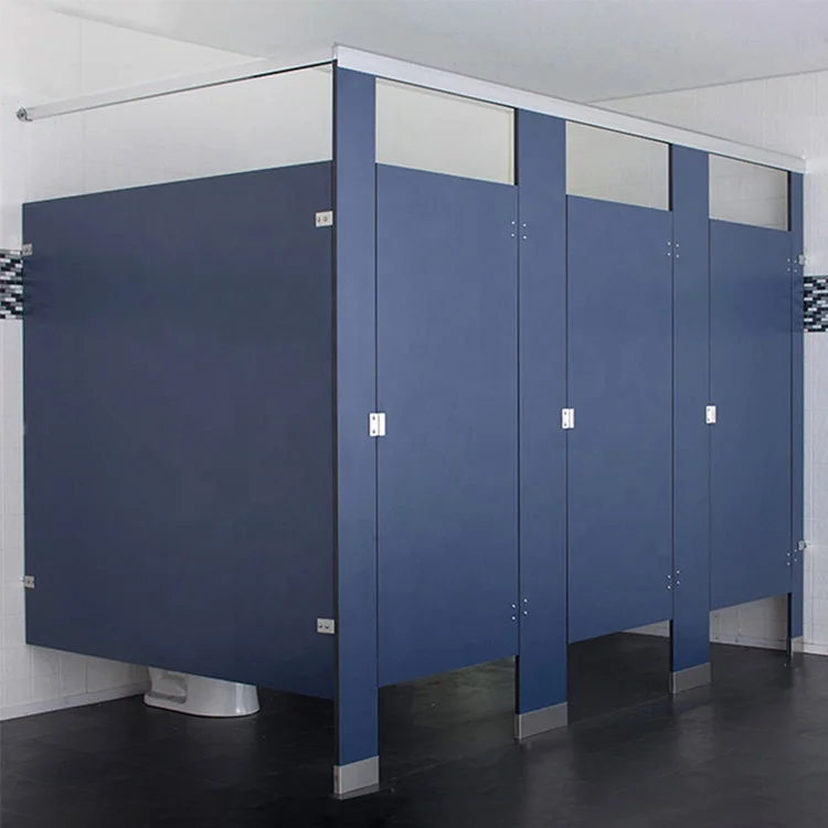 Hpl Restroom Cubicles Partitions System Compact Board Toilet Cubicle ...