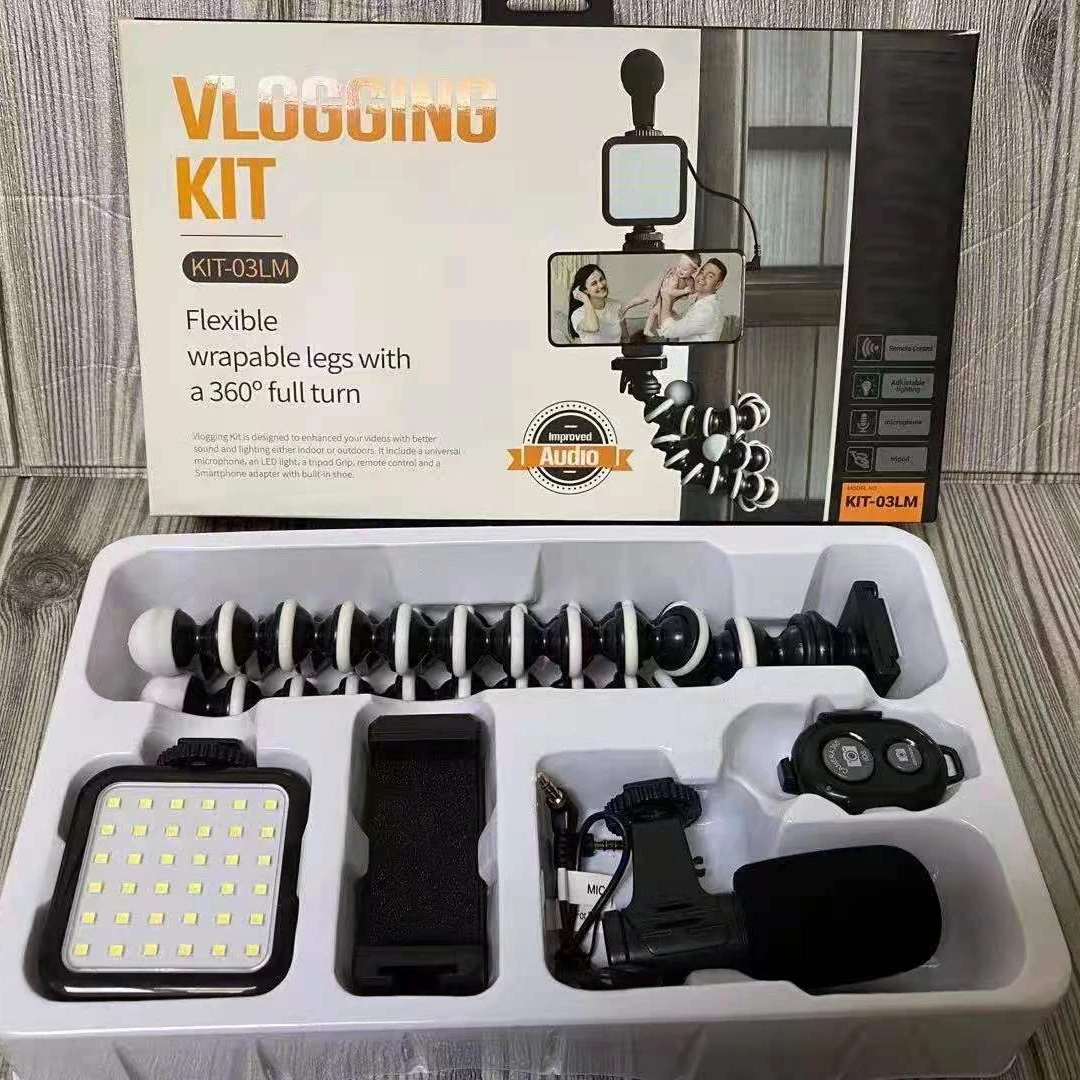 Vlogging Kit KIT-03LM Support de téléphone portable - Hanoutdz