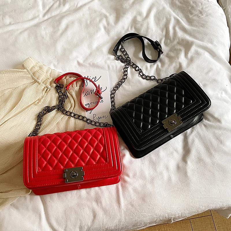 TOYBOY(Chanel le Boy Inspired)Jelly Bag, Luxury, Bags & Wallets on