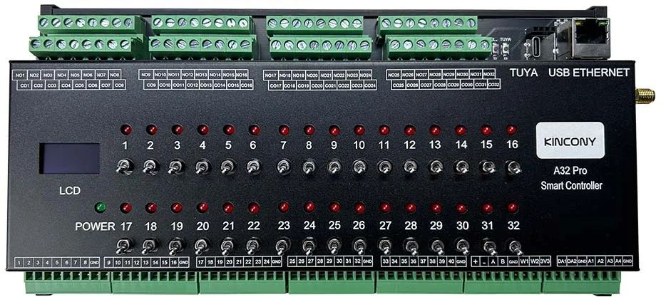 A32 Pro ESP32 Ethernet 4G Relay Module - 32CH Smart Switch for IoT ...