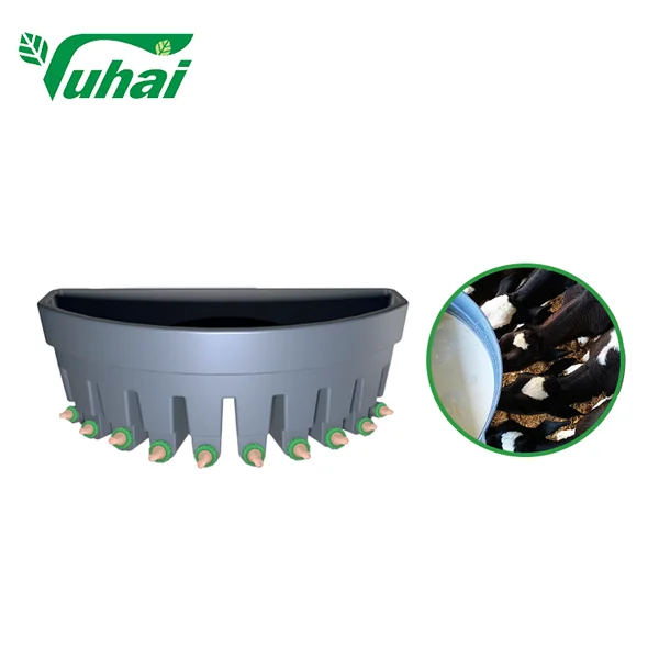 פטמות חדשות למדורה חלבית, דלי פלסטיק עם פטמות לפרות, עיזים, בקר, עגלים, טלאים, מכונת שתייה לדלי