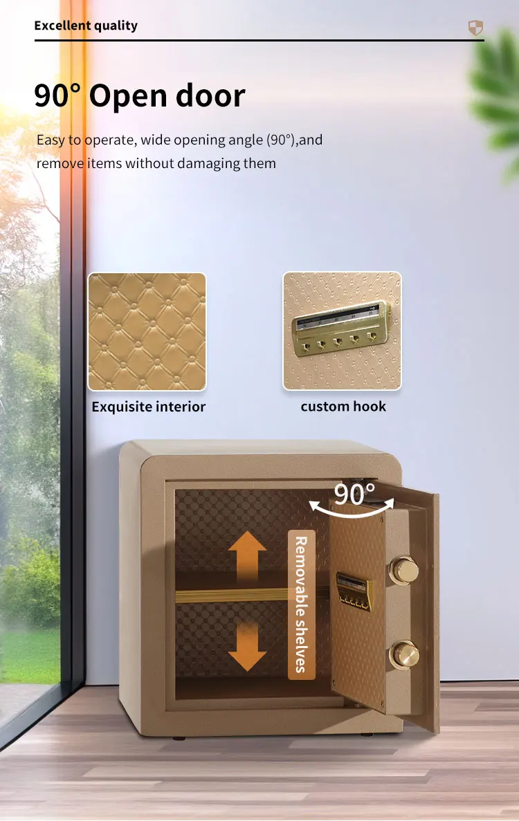 CEQSAFE Korea Electric Lock Digital Safe Booil Box Fireproof Resistance Safes supplier