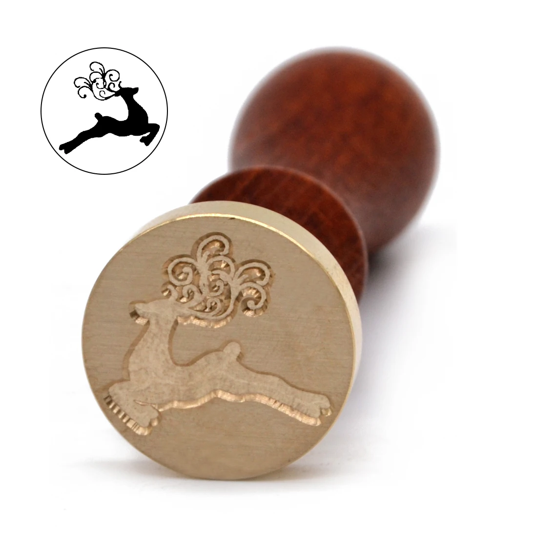 Korean Custom Logo Envelope Embossed Wax Seal Stamp