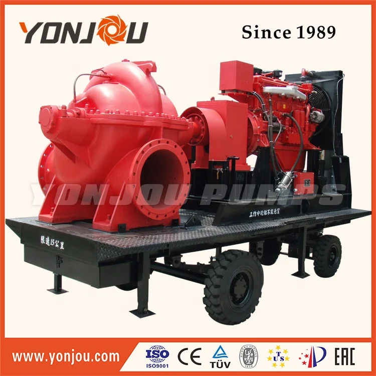 Horizontal Split Case Diesel Engine Fire Fighting Centrifugal Pump