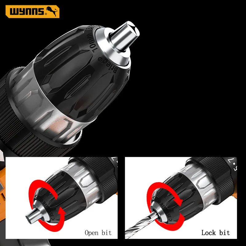 Wynns 21V Drilling Power Tools Power Cordless Drill Driver with 400rpm 1500rpm