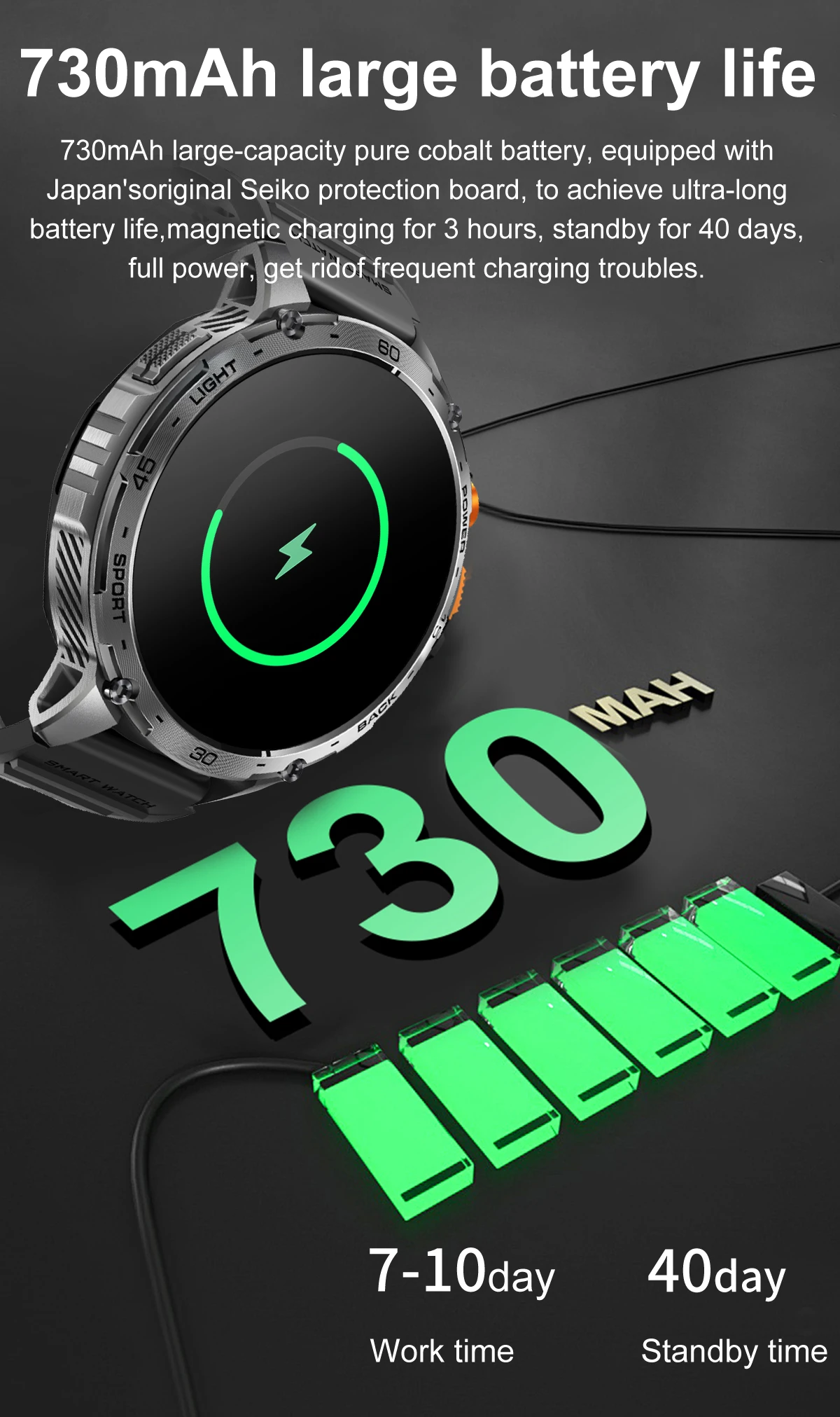 If you are searching for a supplier of a product with perfect quality control and highly competitive prices, which gives you an advantage in expanding your local market, then contact us now!  Competitive suppliers of  2026 K69 Smartwatch Men 1.75inch Amoled Screen 730mAh BT Call Health Monitoring Sport Fitness Smart Watch With Flashlight