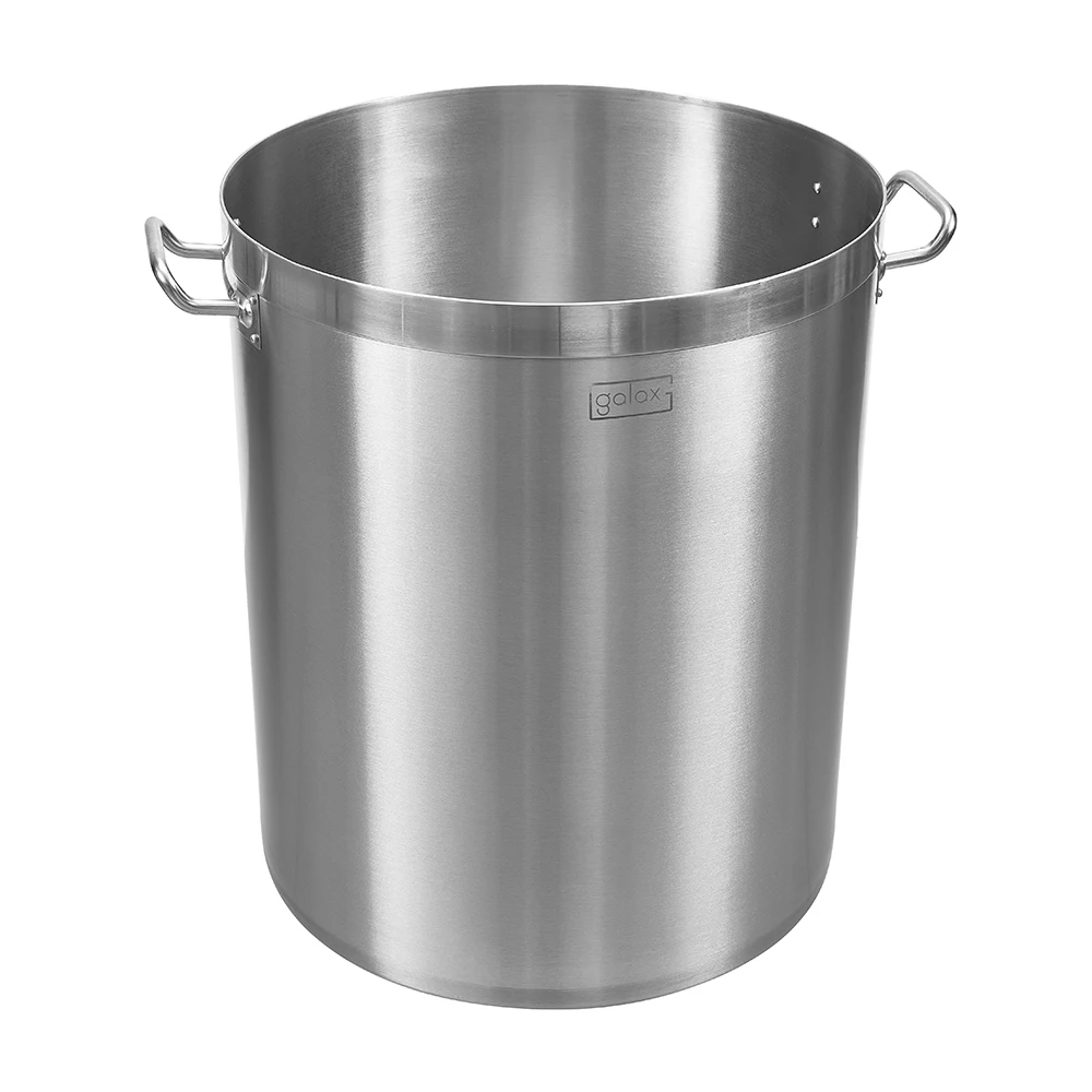 stainless steel pot soup pot stock pots soup barrel shipping many size  panela 05 style 71 Liters - AliExpress