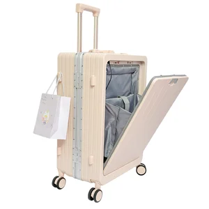 Custom Logo ABS Luggage Set 3/4 Pieces Set in 14 20 24 28 Inch  Best Lightweight Luggage