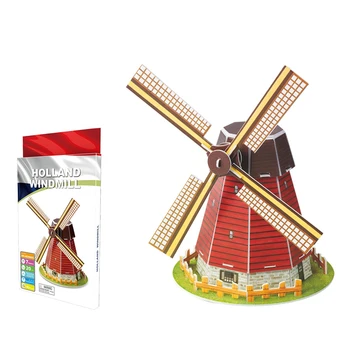 3D Crystal puzzle puzzel windmolen - De Kleine Ingenieur