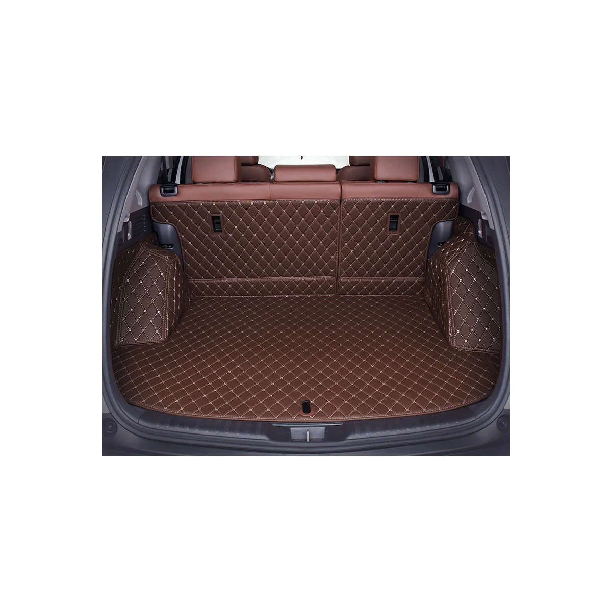 Tapis De Coffre Sur Mesure Pour Honda CR-V IV 2012-2019 - Protection Antidérapante Noire Tous Temps Par M MOTOS