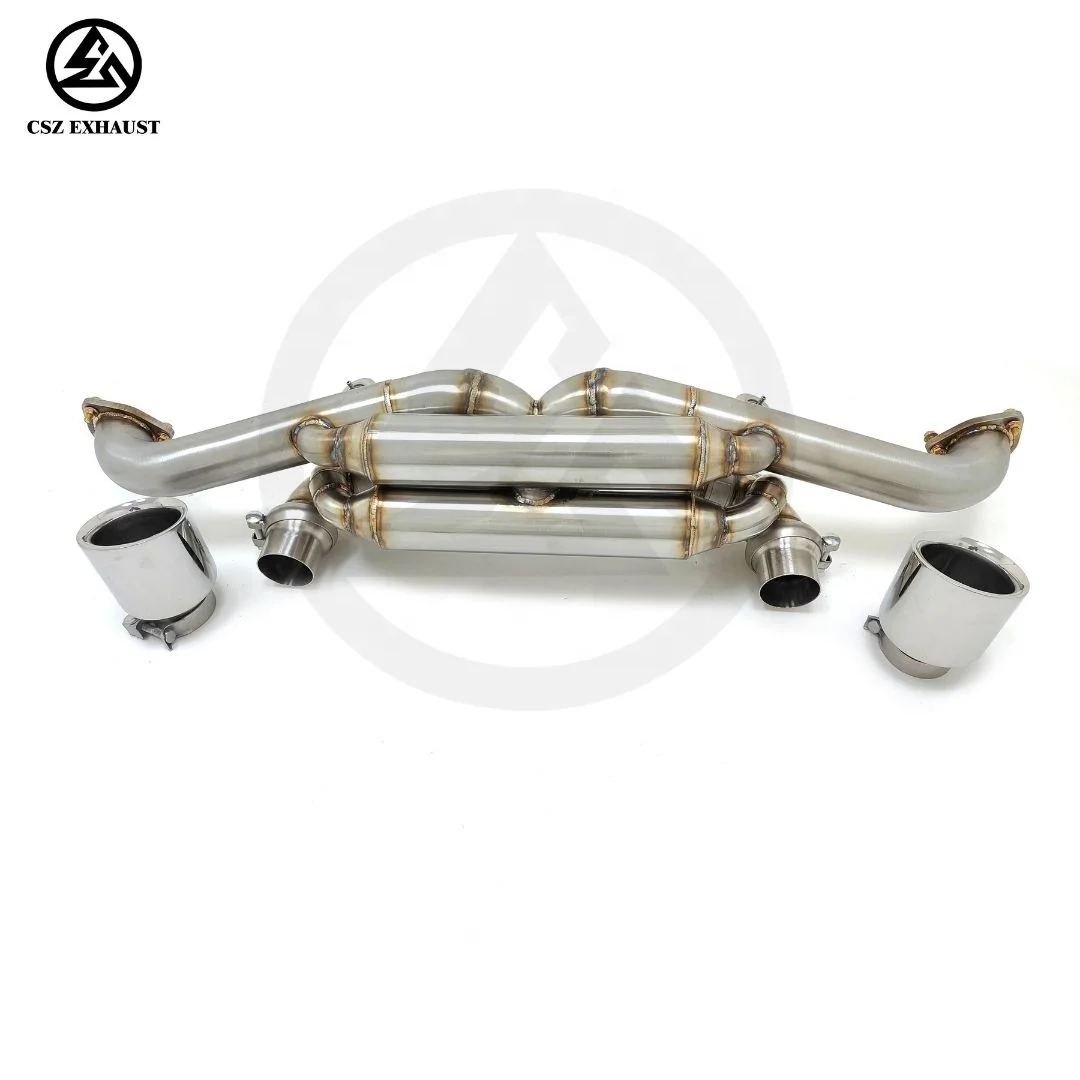 CSZスポーツエキゾースト ポルシェ718 GT4 RS 4.0L 2022- Ss304