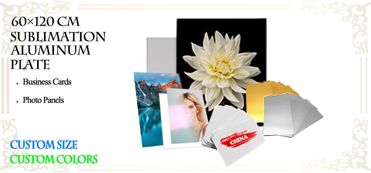 Metal Business Cards Blank Name Card Sublimation Aluminum, Golden 25pcs | Harfington, White / 25pcs