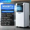 9000 BTU-English version-compressor-cooling portable AC