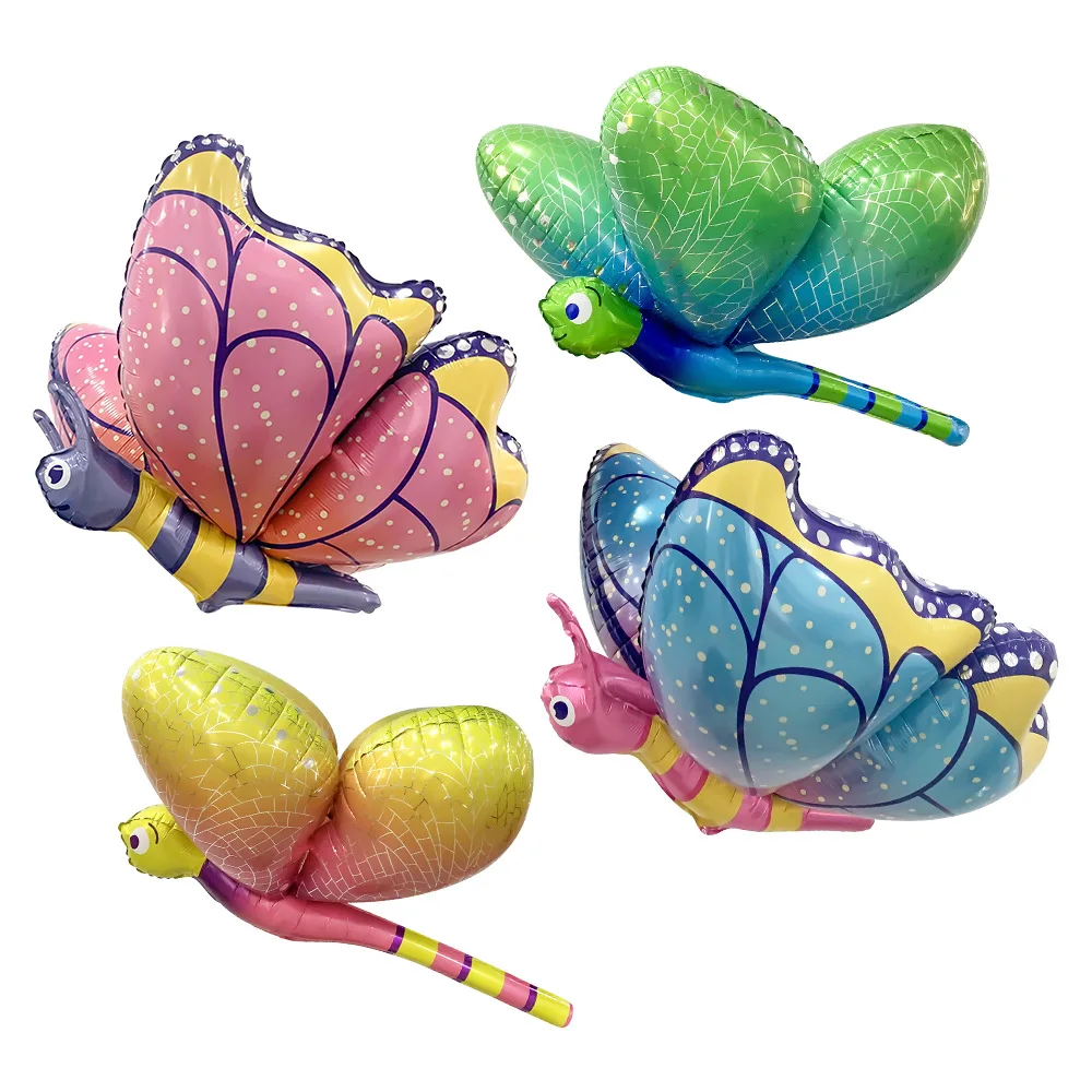 5 Stück Tier-Insekt Folienballons – Marienkäfer, Schmetterling, Biene, Frosch, Schnecke Für Kinderpartys