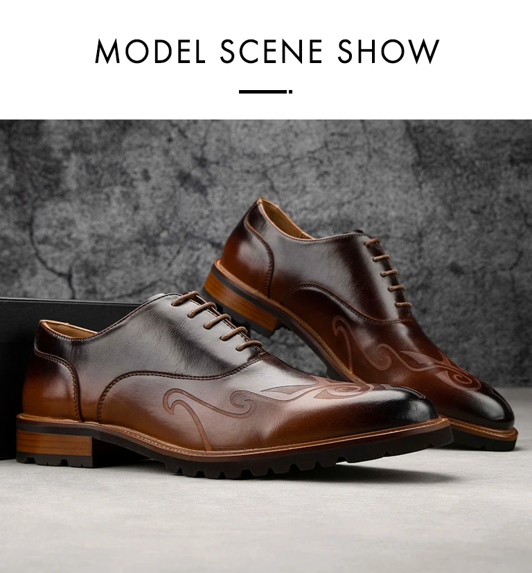 Men Business Customized Leather Shoes Comfortable Luxury Formal Leather