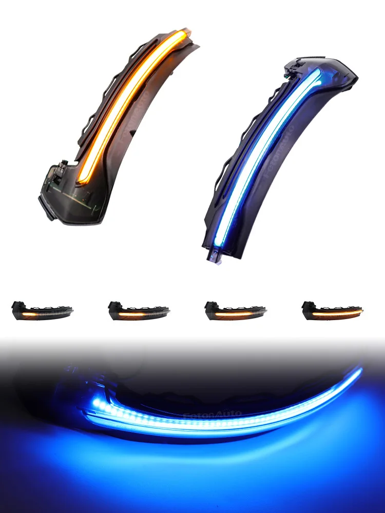Mirror Waterproof Dynamic Turn Signal Lights LED For Audi A3 8V S3 / RS3 Rearview Indicator Blinker