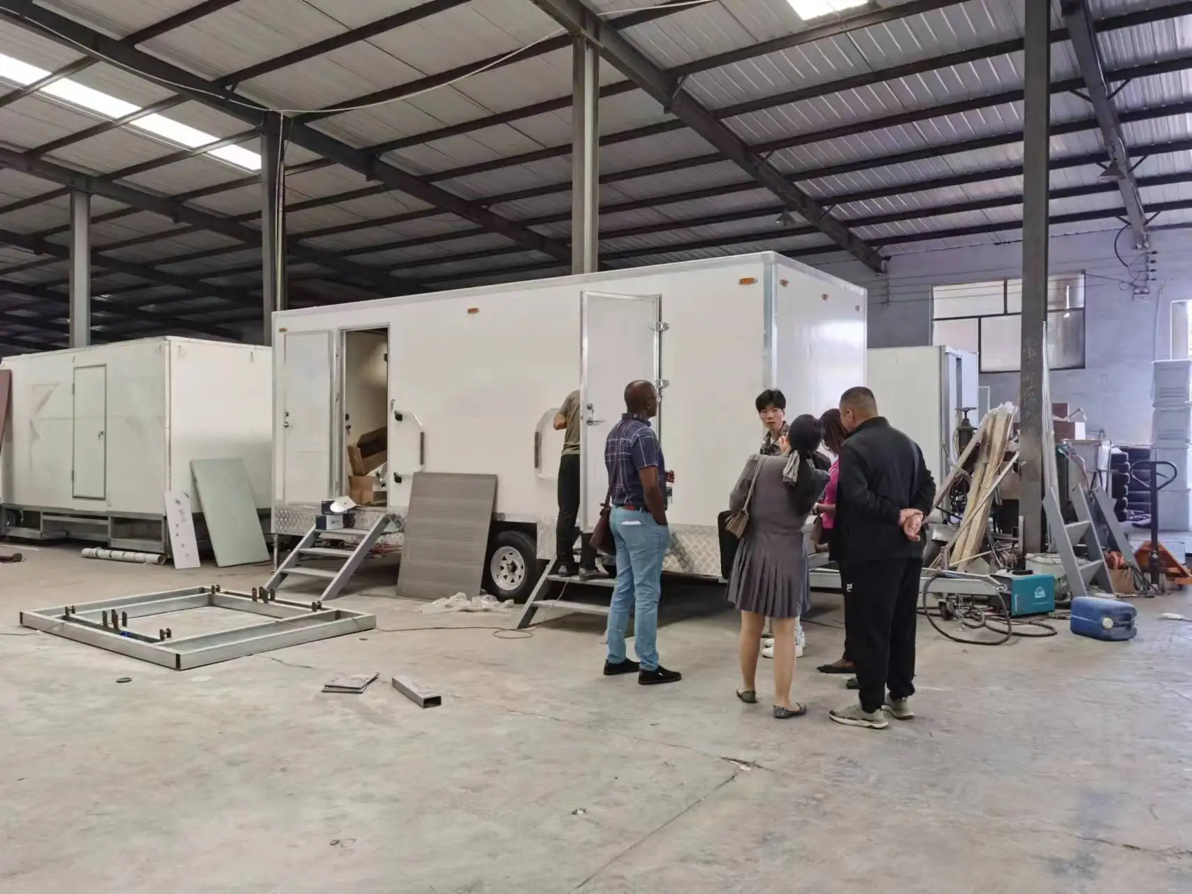 Newwin Portable Restroom With Sink Mobile Bathroom Toilet Potty Adults