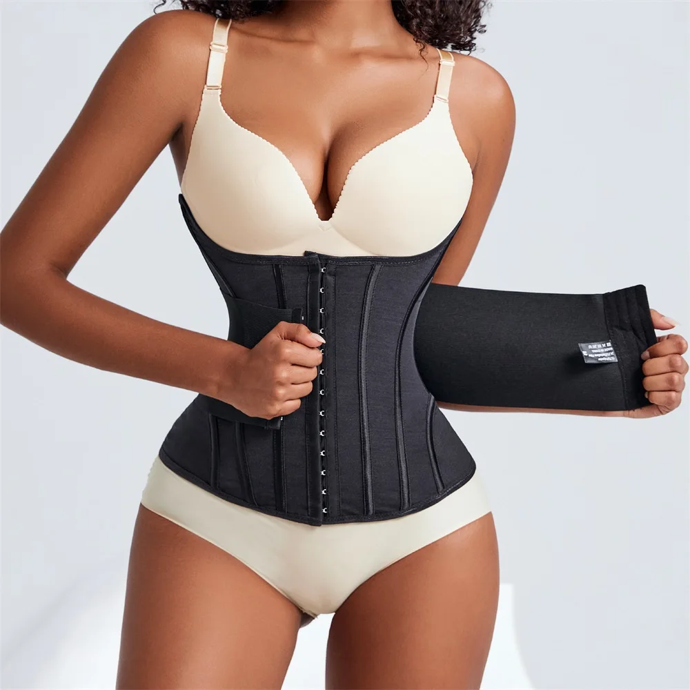High Quality Full Body Cinchers Belly Tummy Control Shapewear Women Wrap Corset Trimmer Belt Waist Trainer Shaper for Women factory