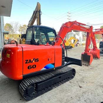 Japanese Original Second Hand Hitachi ZX60 Excavators with Thumb Powerful Household Used Crawler Digger Hot Sale