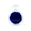 Botella redonda individual azul oscuro