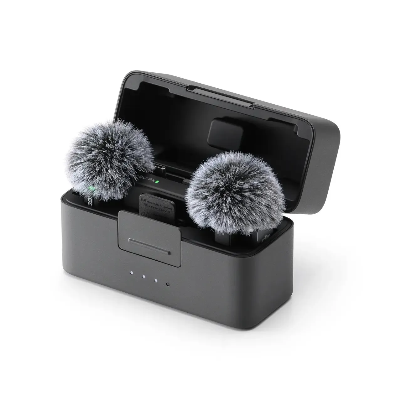 MIC mini Small Ultralight Discreet High-Quality Audio 2 Transmitter 1 Receiver with Charging case for DJI Mic Mini