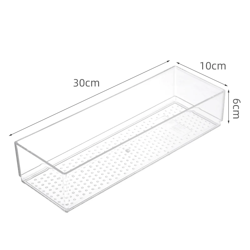 Knife Storage Divider Acrylic Kitchen Drawer Plastic Spice Fridge