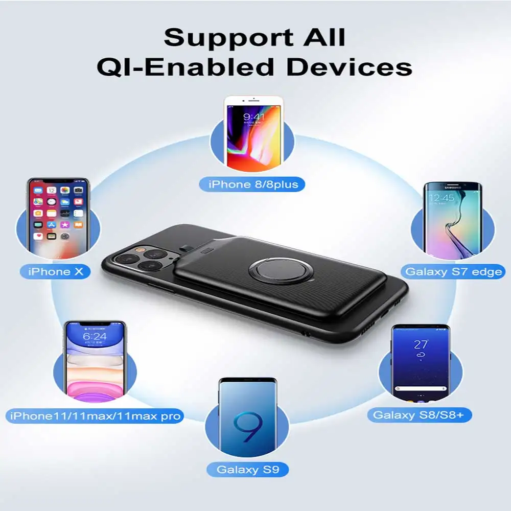 
 Tongyinhai Заводской OEM 4000 мАч беспроводной магнитный внешний аккумулятор 5 Вт 10 Вт мини внешний аккумулятор беспроводные внешние аккумуляторы  