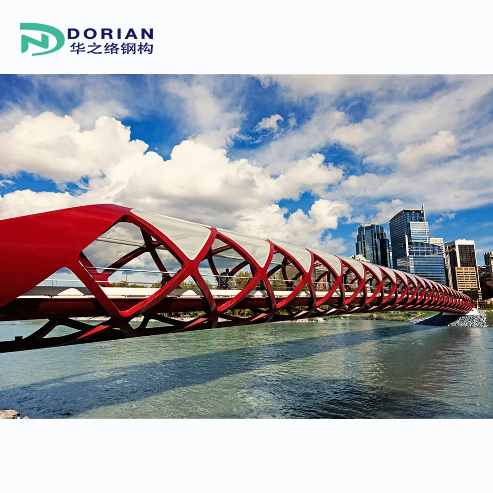 High Quality Pedestrian Crossing Steel Structure Bridge