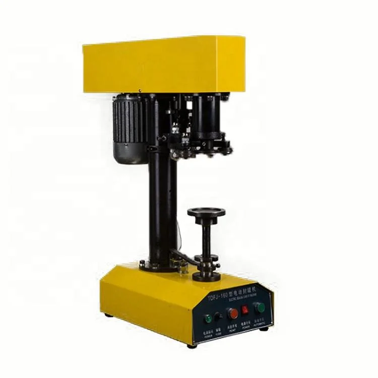 Semi Automatic Customized Pull-ring Canning Round Bottle Plastic Beverage Cans Food Cans Tin Can Sealing Machine