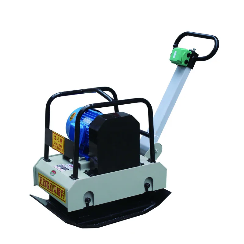 Two Way Vibration Walk Behind Plate Compactor with Electric Start Electric Type Vibrating Plate Compactor