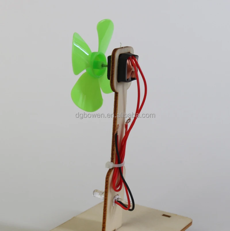 Wind Power Generation Materials Kit DIY Assembled Technology Experiment Toy 