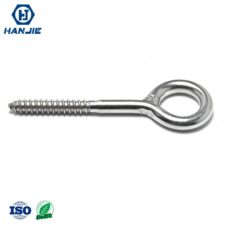 M4 M6 M8 Stainless Steel Welding Part Forged Stud Flat Head Eye Bolt ...