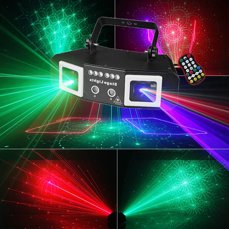 Luci DJ Testa Mobile 8 LED | GOBO Rainbow | 15 Colori | DMX512 | Per Discoteca, KTV, Feste - Foto 9