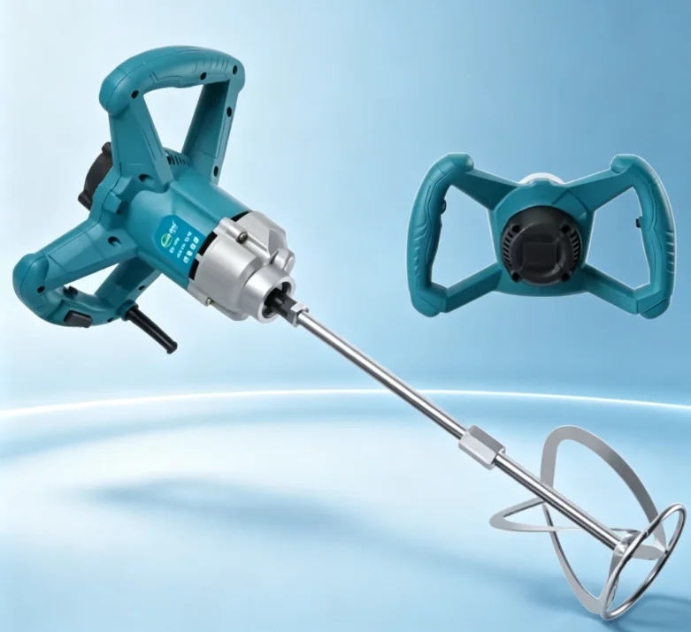 TEBAK Factory Direct Sale. Portable Electric Industrial Handheld Cement Mixer. Mortar and Plaster Coating Mixture. DIY Tools.