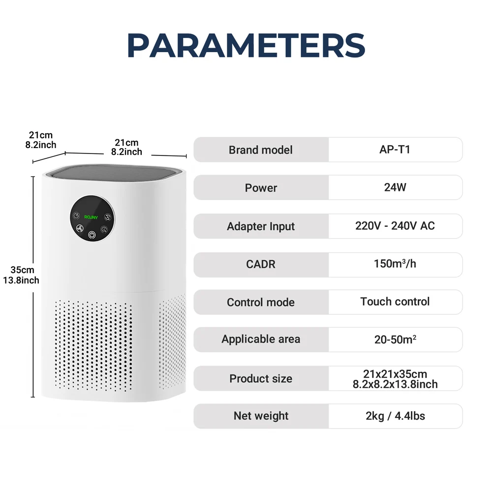 Air Purifier, H13, HEPA, 25dB - detail 24