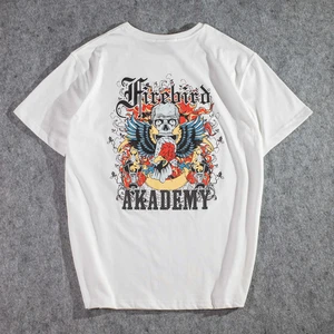 High Version New Style Brand Fashion Designer Shirts Men Trendy Loose Printed T Shirt Casual Sports T-shirt