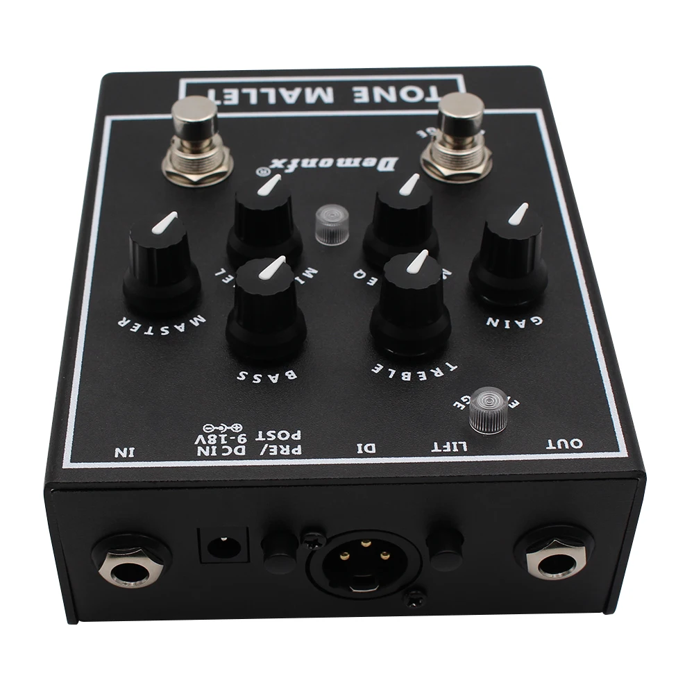 Demonfx Tone Mallet ベースエフェクター Demonfx Tone Mallet Bass Preamp DI Box: Multi-Effect Processor