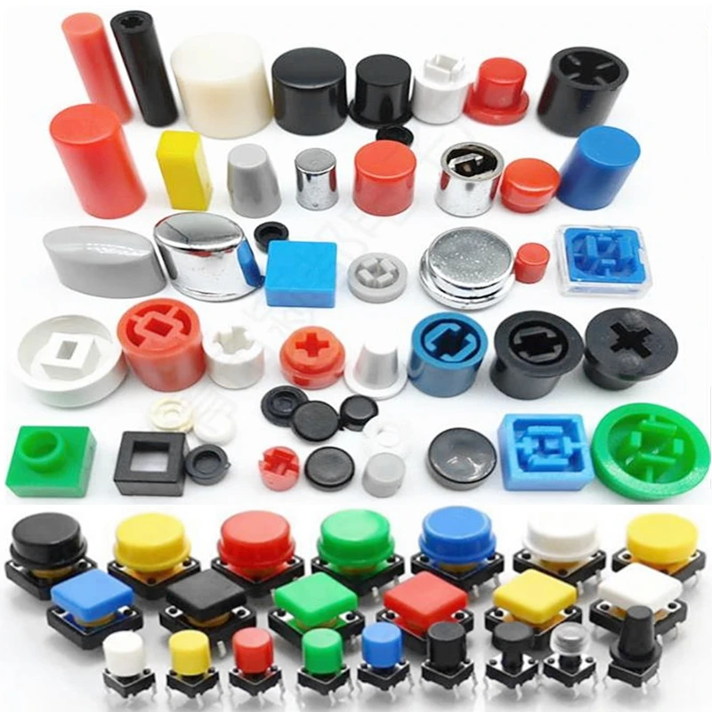 UNIBRIDGE Mini Power Push Button Switches Cover for 2 3 4 5.2 6 7 8 9 10 12 PCB Toggle Capable