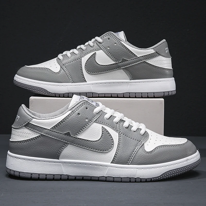 Dunkes оригинальные индивидуальные мужские чистые скейтборды производитель дешевый надувной NK Custom SB Высокие Низкие подошвы кожаные кроссовки обувь