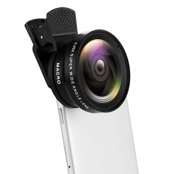 2 in 1 Clip-On Mobile Phone Camera Lens for iPhone & Android