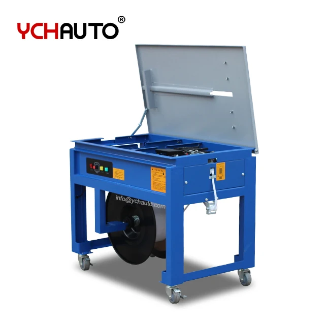 12mm Straps Heavy Duty Box Packing Machinery Electric Tabletop Tying ...