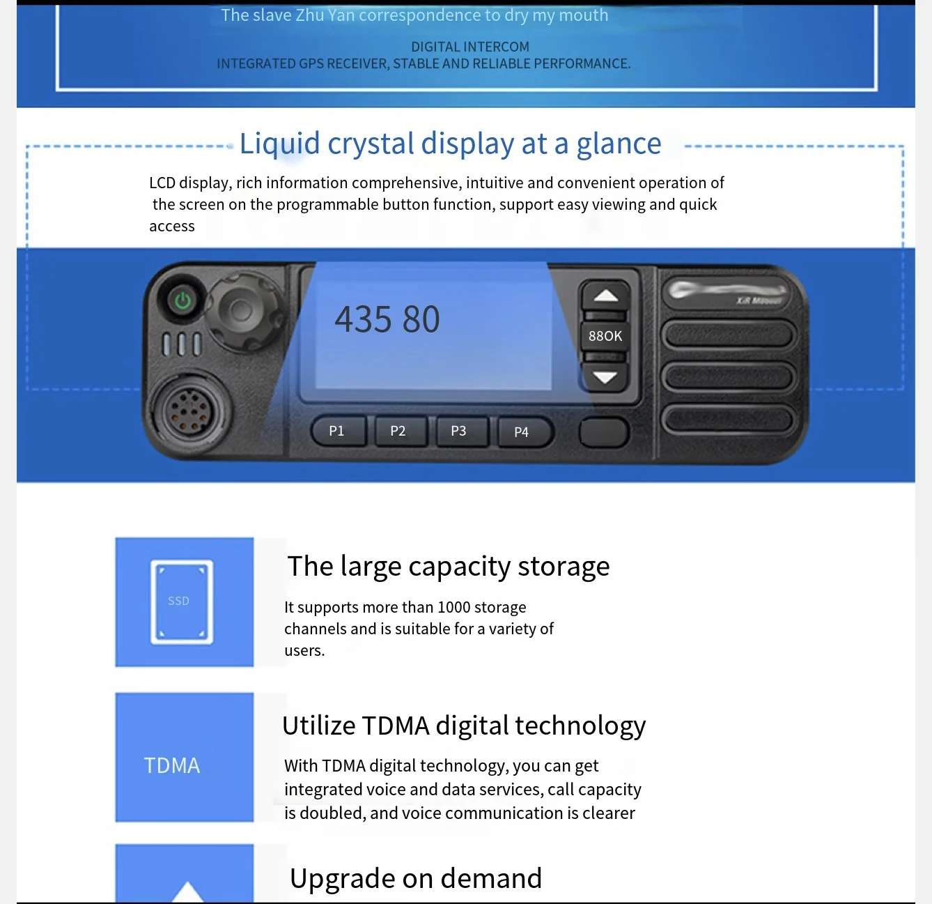 Original Dmr Dgm8000e Vhf Vehicle Radio Transceiver Base Station 45w ...