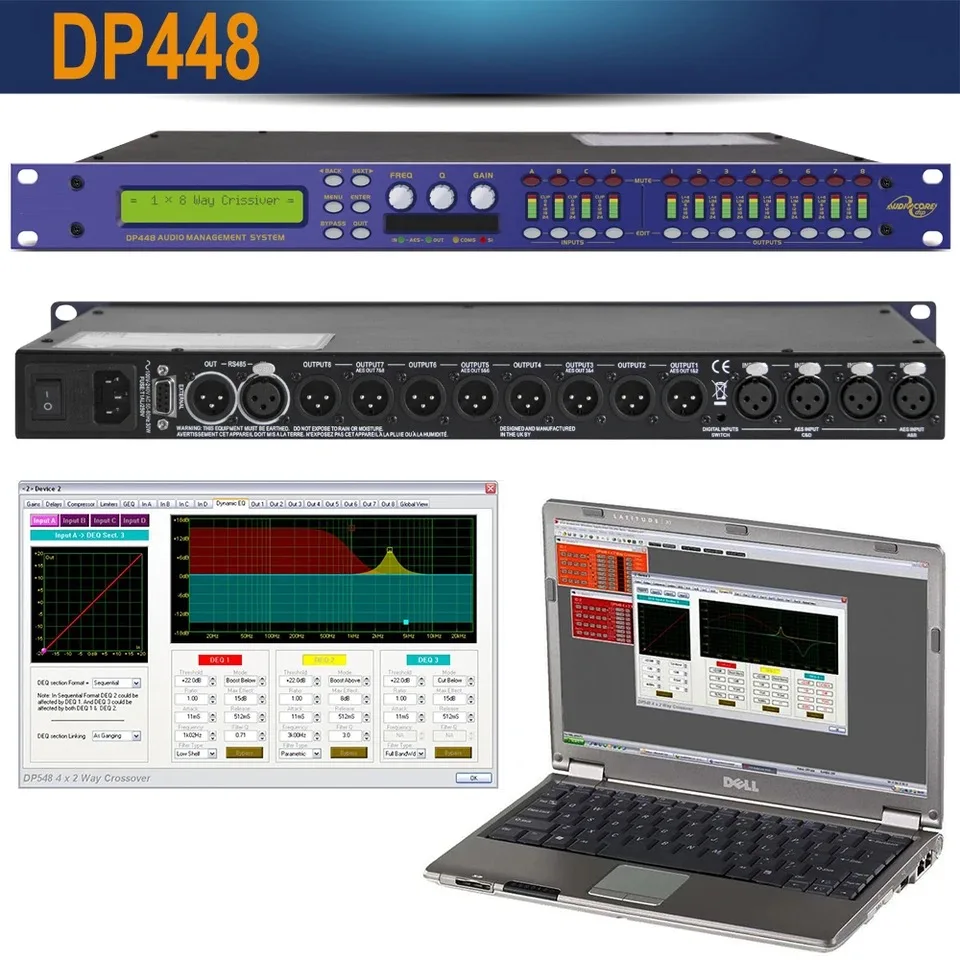 DP548 Multi Effect Processor - Audio Pro Audio Digital Processor