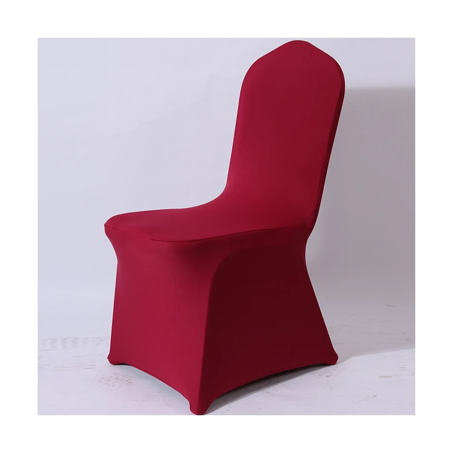 High Quality Hotel Party Banquet Wedding Chair Cover Cheap White