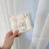 Sous-verre matelassé Miffy en fil de coton, environ 13 cm.