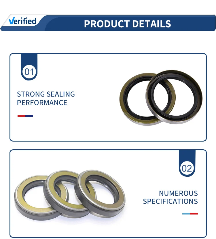 Dto Customized Fluorine Rubber Oil Sealhigh Temperature Resistant Tc